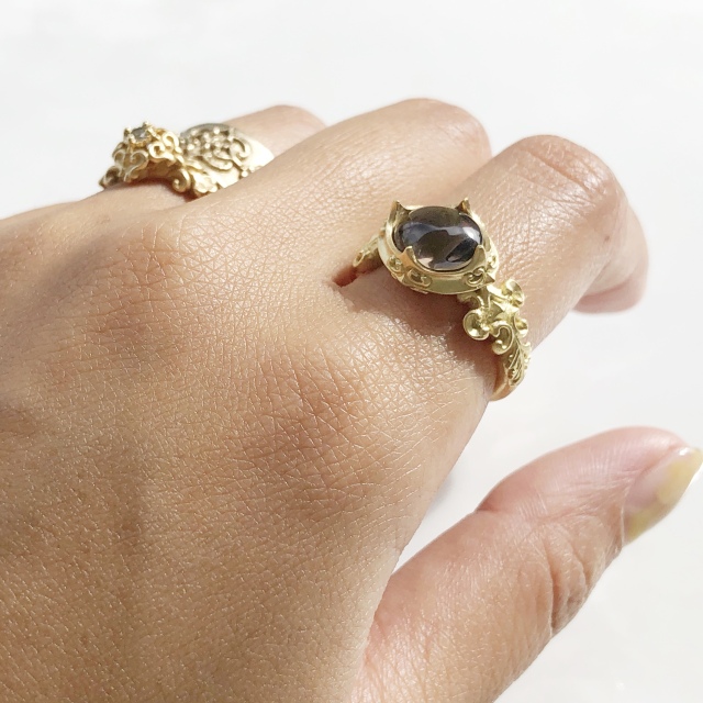 アポロンスモーキークォーツ リング GEODESIQUE WEB SHOP