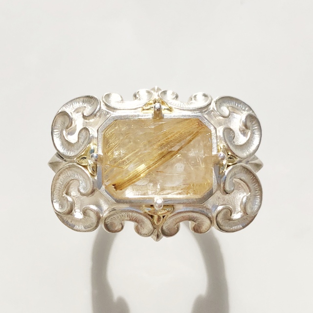 ジィオデシック❤️　お値下げ 現行品　バロッコリング　約15.5号 ジィオデシック バロッコ リング 約15.5号 - メルカリ