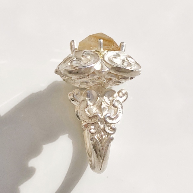 ジィオデシック❤️　お値下げ 現行品　バロッコリング　約15.5号 ジィオデシック❤️ お値下げ 現行品 バロッコリング 約15.5号