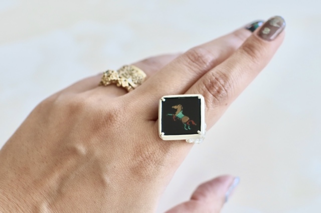 ◆MEJURI◆ モザイクリング 14k Gold Toronto Mosaic Dôme Ring - Jewelry | Mejuri